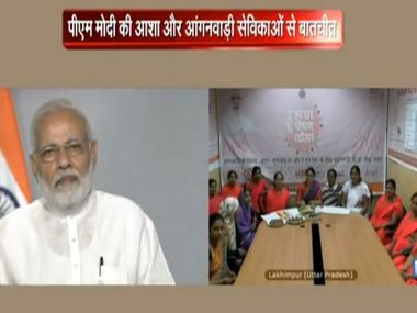 Narendra Modi interacts with ASHA, ANM and Anganwadi workers, underlines importance of welfare of women, children Narendra Modi interacts with ASHA, ANM and Anganwadi workers, underlines importance of welfare of women, children