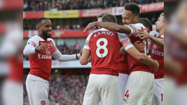 Premier League: Alexandre Lacazette, Pierre-Emerick Aubameyang score as Arsenal beat wasteful Everton
