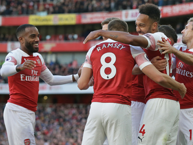 Premier League: Alexandre Lacazette, Pierre-Emerick Aubameyang score as Arsenal beat wasteful Everton Premier League: Alexandre Lacazette, Pierre-Emerick Aubameyang score as Arsenal beat wasteful Everton