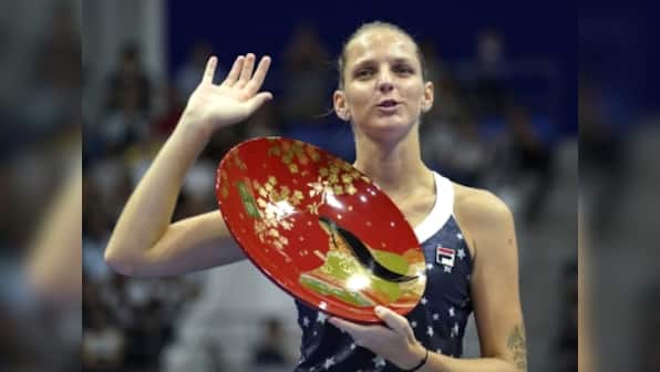 Pan Pacific Open: Karolina Pliskova stuns US Open champion Naomi Osaka in straight sets to claim title