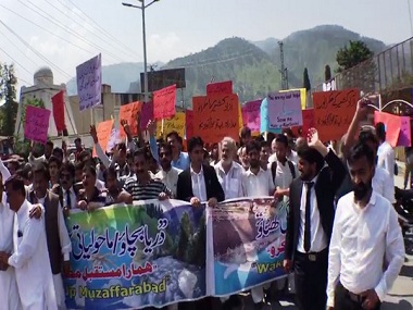 Protests erupt in Pakistan-occupied Kashmir against diversion of Neelam river to Punjab province Protests erupt in Pakistan-occupied Kashmir against diversion of Neelam river to Punjab province