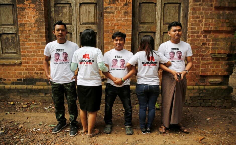 The arrests have sparked protests and solidarity marches in Yangon, with civil society groups, activists, and journalists across Myanmar denouncing the conviction as unfair and an assault on the right to freedom of information. Reuters The arrests have sparked protests and solidarity marches in Yangon, with civil society groups, activists, and journalists across Myanmar denouncing the conviction as unfair and an assault on the right to freedom of information. Reuters