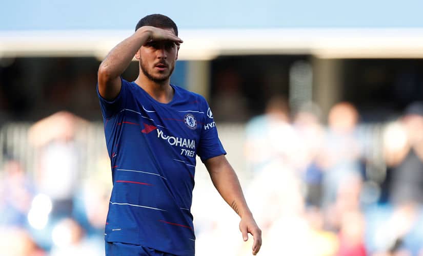 Eden Hazard has been involved in a goal in all four games so far this season. Reuters