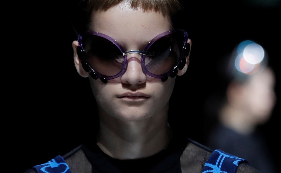 Italian designer Miuccia Prada played with classic elements to conjure up a clash of “extreme conservatism and a dream of freedom” in her spring-summer 2019 womenswear collection during Milan Fashion Week Spring 2019 in Milan on 20 September, 2018. Reuters/Stefano Rellandini Italian designer Miuccia Prada played with classic elements to conjure up a clash of “extreme conservatism and a dream of freedom” in her spring-summer 2019 womenswear collection during Milan Fashion Week Spring 2019 in Milan on 20 September, 2018. Reuters/Stefano Rellandini