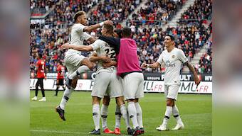 Ligue 1: Paris St Germain beat Rennes, stretch perfect start to six wins; Lyon cruise past Marseille