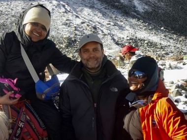 Rahul Gandhi refutes claims that he isn't on Kailash Mansarovar Yatra with photo-op with other pilgrims Rahul Gandhi refutes claims that he isn't on Kailash Mansarovar Yatra with photo-op with other pilgrims