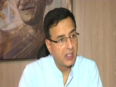 Congress spokesperson Randeep Surjewala demands action against BJP's Nishikant Dubey for letting party worker wash his feet Congress spokesperson Randeep Surjewala demands action against BJP's Nishikant Dubey for letting party worker wash his feet