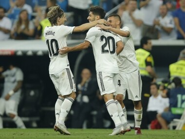 Marco Asensio helped Real Madrid return to winning ways in La Liga with a 1-0 win over Espanyol. AP