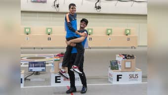 Saurabh Chaudhary clinches individual gold at Asian Airgun Championship; wins team gold with Arjun Singh Cheema, Anmol Jain