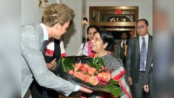 Sushma Swaraj arrives in New York for 73rd session of UNGA, will address General Debate on 29 September
