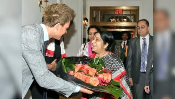Sushma Swaraj arrives in New York for 73rd session of UNGA, will address General Debate on 29 September