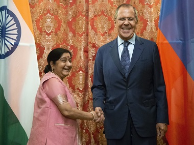 Sushma Swaraj in Russia: New Delhi, Moscow review bilateral cooperation in trade, science and technology Sushma Swaraj in Russia: New Delhi, Moscow review bilateral cooperation in trade, science and technology