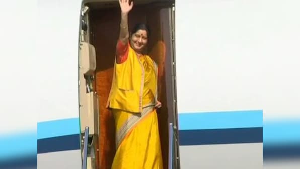 Sushma Swaraj embarks on two-day visit to Moscow; EAM to discuss bilateral cooperation in trade, investment at 23rd IRIGC-TEC