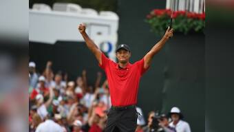 Tour Championship: Tiger Woods wins first PGA Tour title in five years to cap off incredible return to golf