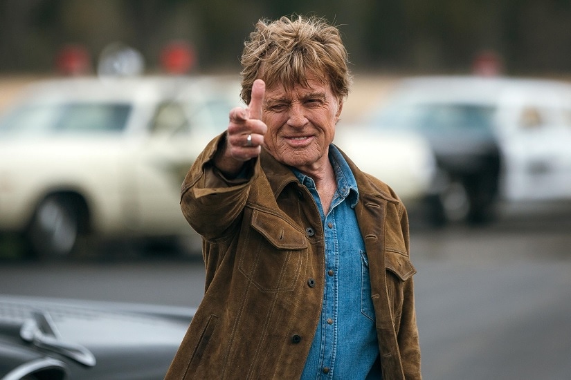 Robert Redford in The Old Man and the Gun. Image via Twitter