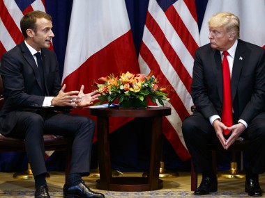 Donald Trump holds meeting with Emmanuel Macron; discusses Syria, Iran and promoting trade between US, EU Donald Trump holds meeting with Emmanuel Macron; discusses Syria, Iran and promoting trade between US, EU