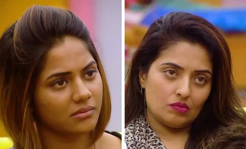 Aishwarya and Mumtaz from Bigg Boss Tamil 2. mages from Twitter/@VijayTelevision
