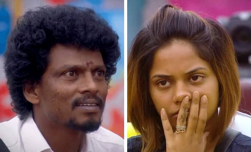 Sendrayan and Aishwarya. Images via Twitter/@igtamil and @vijaytelevision