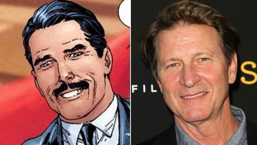 Thomas Wayne, as depicted in Batman comics (left) and Brett Cullen (right). Image from Facebook