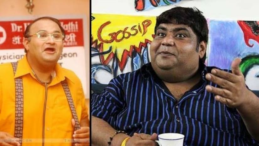 Nirmal Soni (left) and Kavi Kumar Azad (right). Both played Dr Hathi on Taarak Mehta Ka Ooltah Chashmah. Image from Facebook