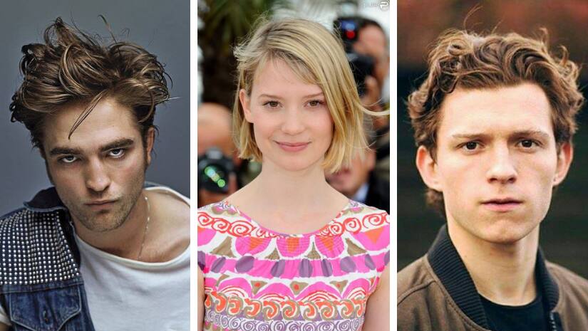 Robert Pattinson (left), Mia (centre) and Holland (right). Images from Facebook