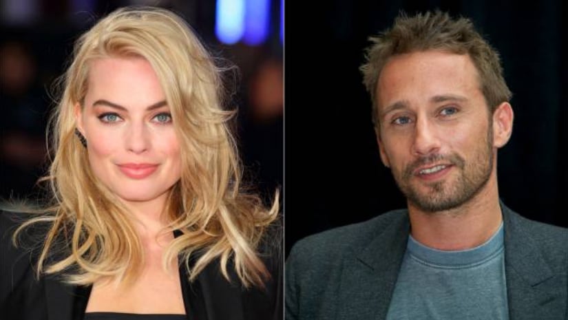 Margot Robbie (left) and Matthias Schoenaerts (right). Images from Facebook