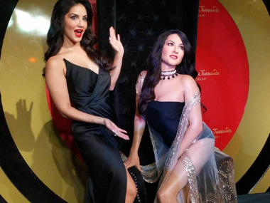 Sunny Leone unveils her wax statue at the Madame Tussauds museum in New Delhi Sunny Leone unveils her wax statue at the Madame Tussauds museum in New Delhi