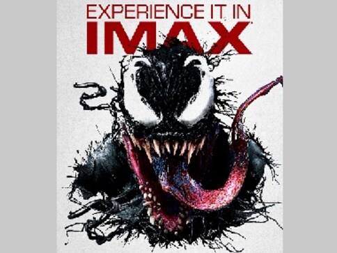Venom: New IMAX poster featuring Tom Hardy's alien symbiote is sure to set tongues wagging Venom: New IMAX poster featuring Tom Hardy's alien symbiote is sure to set tongues wagging