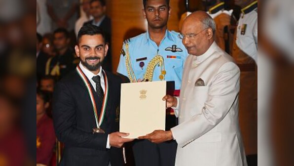 India captain Virat Kohli, weightlifting world champion Mirabai Chanu receive Rajiv Gandhi Khel Ratna award
