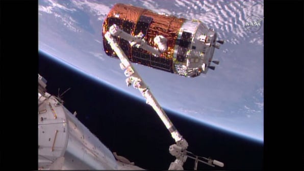 ISS gets a special delivery of supplies and upgrades from 'White Stork'