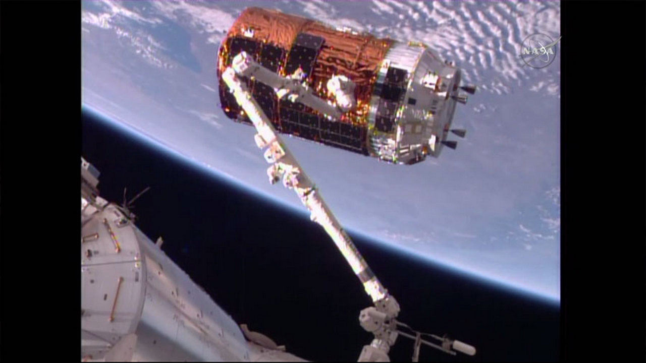 ISS gets a special delivery of supplies and upgrades from 'White Stork' ISS gets a special delivery of supplies and upgrades from 'White Stork'