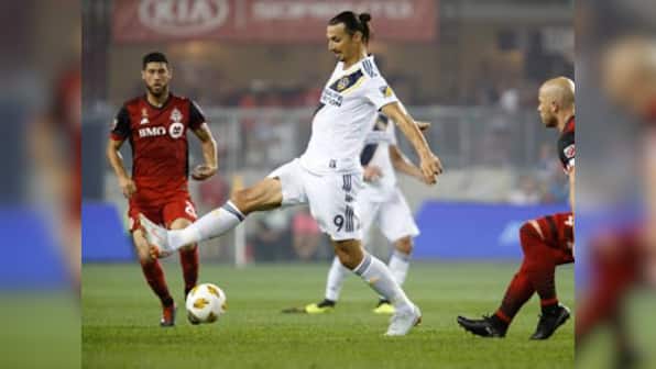 Major League Soccer: Swedish striker Zlatan Ibrahimovic scores 500th career goal as LA Galaxy lose against Toronto FC