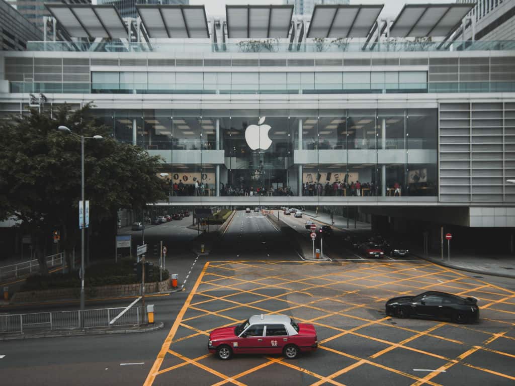 Apple headquarters in Cupertino.
