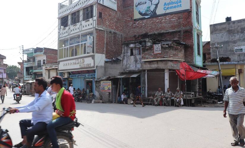 Bakrava Chauraha where the incident took place. Mirah Zamin