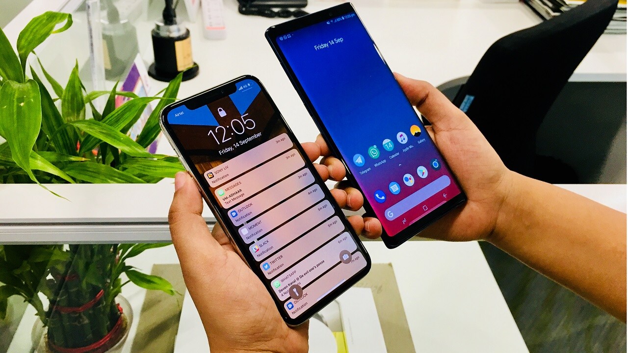 How am I supposed to use these phones with one hand? Image credit: Tech2/Sheldon Pinto