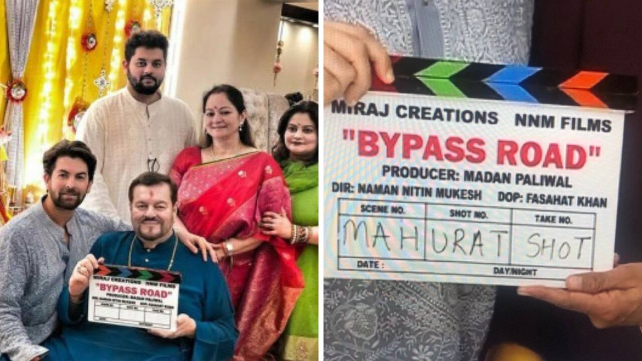 Neil Nitin Mukesh will play lead in Bypass Road, which was announced on Ganesh Chaturthi. Images from Twitter