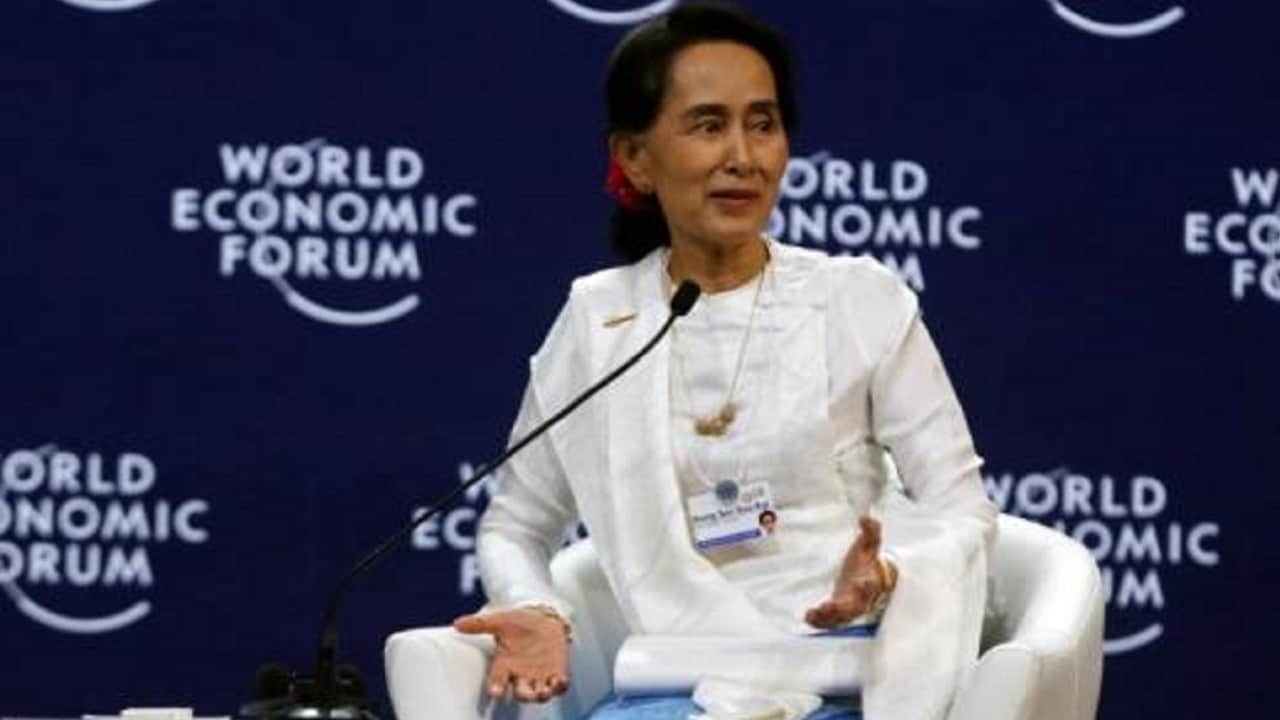 File photo of Myanmar leader Aung San Suu Kyi. Reuters