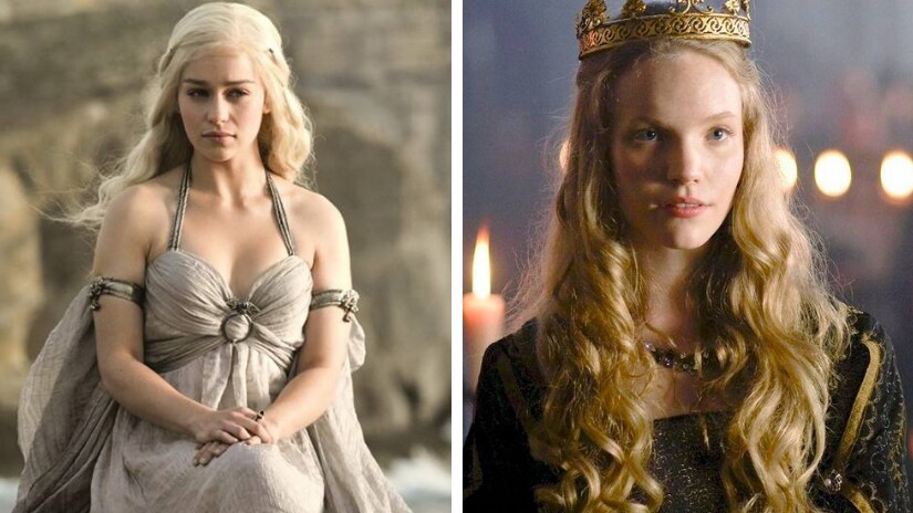 Emilia Clarke (left); Tamzim Merchant,.Images via Facebook