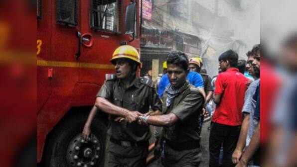 Fire engulfs six-storey building at Kolkata's Bagri market; two firefighters injured; forensic team to examine cause of blaze