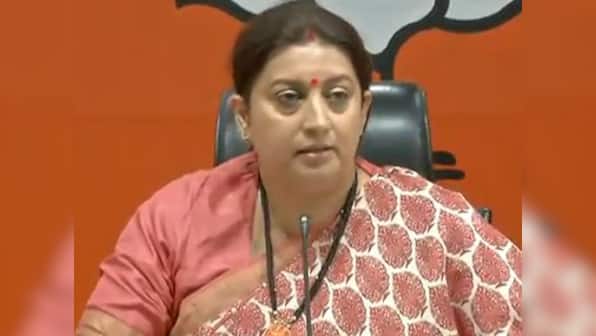 Smriti Irani attacks Rahul Gandhi over National Herald case, says Congress responsible for increased NPAs in country
