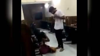 Son of Delhi Police sub-inspector seen brutally thrashing woman on video; gets arrested after Rajnath Singh tweets condemnation