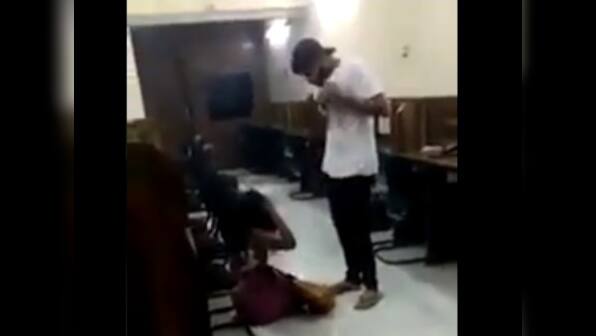 Son of Delhi Police sub-inspector seen brutally thrashing woman on video; gets arrested after Rajnath Singh tweets condemnation