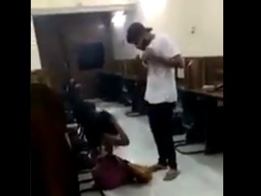 Son of Delhi Police sub-inspector seen brutally thrashing woman on video; gets arrested after Rajnath Singh tweets condemnation Son of Delhi Police sub-inspector seen brutally thrashing woman on video; gets arrested after Rajnath Singh tweets condemnation