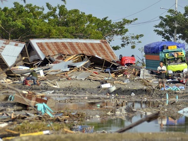 Earthquake, tsunami hit Indonesia's Sulawesi island: Toll rises to 384 in Palu; UN says ready to provide required support Earthquake, tsunami hit Indonesia's Sulawesi island: Toll rises to 384 in Palu; UN says ready to provide required support