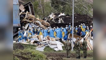 Toll rises to 44 dead in Japan earthquake; Toyota Motors suspends operations in 16 assembly plants