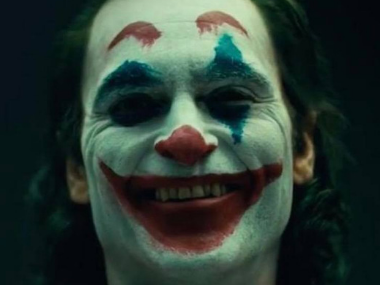 Joaquin Phoenix's Joker look, with clown make-up, shared by director Todd Phillips on Instagram Joaquin Phoenix's Joker look, with clown make-up, shared by director Todd Phillips on Instagram