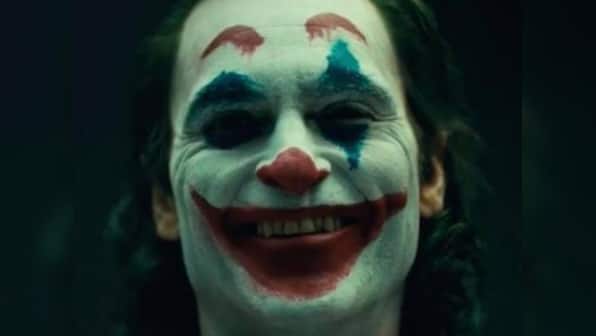 Joaquin Phoenix's Joker look, with clown make-up, shared by director Todd Phillips on Instagram