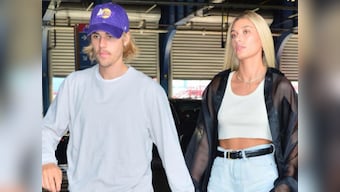 Justin Bieber, Hailey Baldwin spotted behind the scenes during their Vogue cover photoshoot