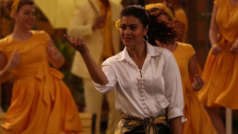 Kajol in Helicopter Eela's Ruk Ruk. YouTube screengrab