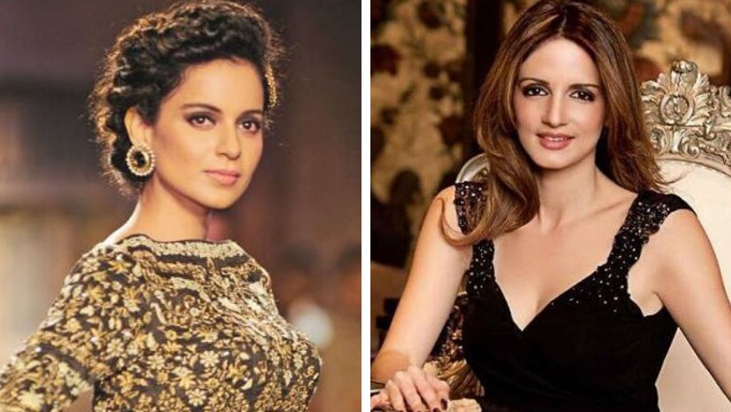 Kangana Ranaut (left) and Suzanne Khan. Image from Facebook